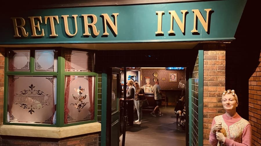 The Return Inn pub set at Madame Tussauds Blackpool